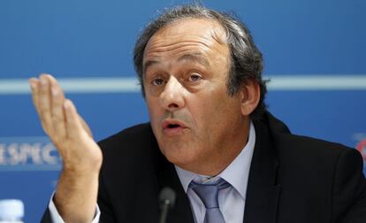 Michel Platini, en agosto de 2015.