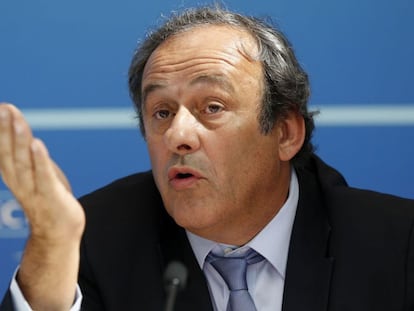 Michel Platini, en agosto de 2015.
