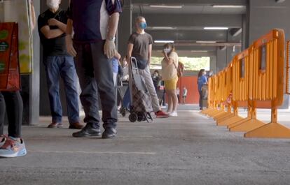 El entorno del campo de fútbol del Mestalla, en Valencia.