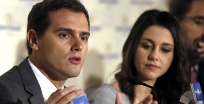 Albert Rivera e Inés Arrimadas.