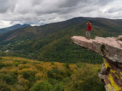 Las vistas desde el mirador de Zamariáin, cerca de la localidad de Garaioa (Navarra).