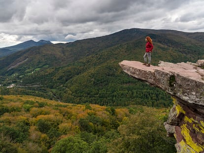 Las vistas desde el mirador de Zamariáin, cerca de la localidad de Garaioa (Navarra).