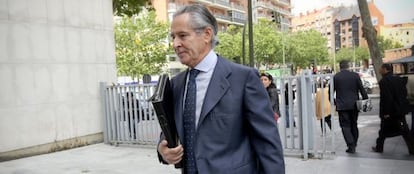 Miguel Blesa, a su llegada a los juzgado el pasado octubre.