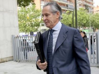 Miguel Blesa, a su llegada a los juzgado el pasado octubre.