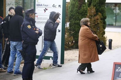 Medidas de seguridad antes de entrar al juicio por Jimmy.