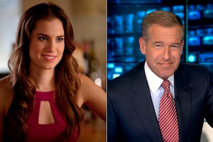 Quién es: Allison Williams

	Hija de... En España no es muy conocido, pero en EEUU su padre es el reputado periodista y presentador de la NBC Brian Williams.

	Qué hace: Lena Dunham la ha catapultado definitivamente a la fama con su personaje de pija caprichosa (e hija de Rita Wilson) en Girls. Es una de las más solicitadas en las alfombras rojas y será Peter Pan enfrentándose a Christopher Walken como Capitán Hook en una esperada TV Movie.