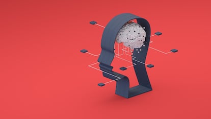 Ilustración sobre la inteligencia artificial.