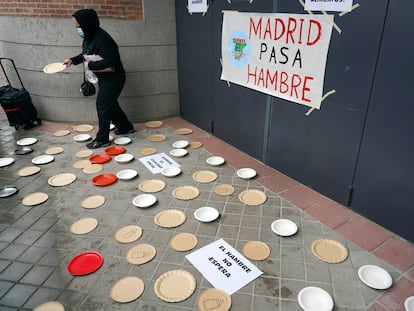 Concentración este sábado ante la sede del área de Servicios Sociales del Ayuntamiento de Madrid