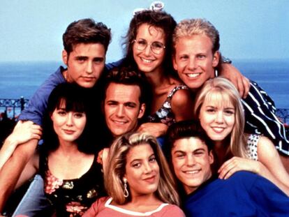 El elenco original de 'Sensación de vivir'.