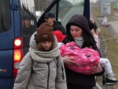 Refugiados ucranianos Polonia