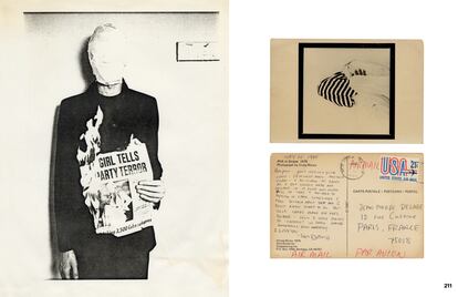 Imagen perteneciente al libro ‘Dear Jean Pierre. David Wojnarowicz’, con tarjetas, cartas, fotocopias, dibujos, ‘collages’, fotografías y otros recuerdos acumulados por Wojnarowicz entre junio de 1979 y septiembre de 1982.
