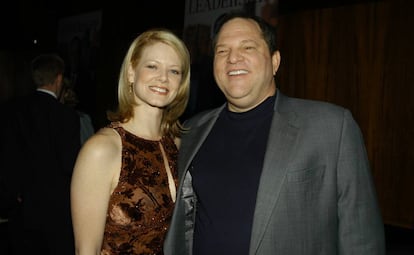 Harvey Weinstein y su entonces esposa Eve Chilton, en una imagen de 2002.