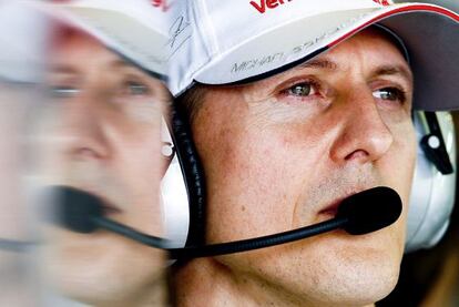 Michael Schumacher, na época em que era piloto da Mercedes.