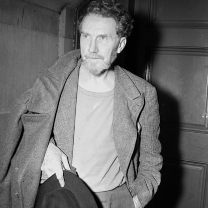 Ezra Pound (1885-1972), fotografiado en 1945 en Washington.