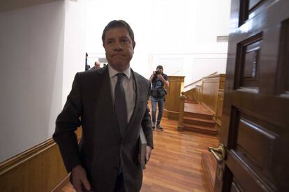 Emiliano García-Page después de que PP y Podemos tumbaran los presupuestos de Castilla-La Mancha.