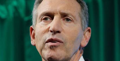 Howard Schultz, ex consejero delegado de Starbucks.