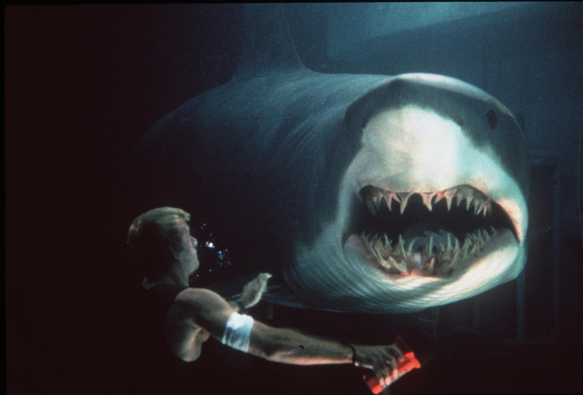 Thomas Jane en 'Deep Blue Sea', la película que en 1999 innovó en el subgénero.