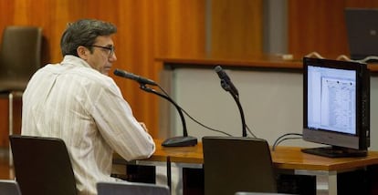 El exconcejal de Marbella Francisco Javier Lendínez, en su juicio en la Audiencia de Málaga.