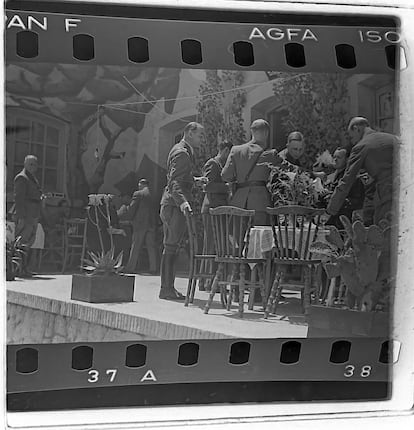 German officers from the Condor Legion, in Spain.