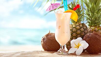 Piña colada, cóctel de origen puertorriqueño y uno de los más famosos del mundo.