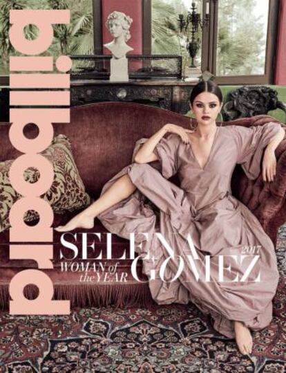 Selena Gomez en la portada de la revista 'Billboard', la última imagen que la cantante ha compartido en su Instagram.