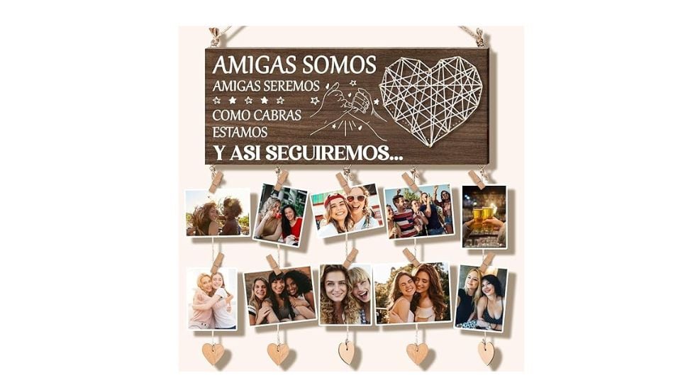 Marco gracioso para fotos.