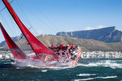 El Mapfre llega a Ciudad del Cabo (Sudáfrica) en la segunda etapa de la Volvo Ocean Race