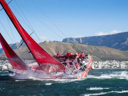 El Mapfre llega a Ciudad del Cabo (Sudáfrica) en la segunda etapa de la Volvo Ocean Race