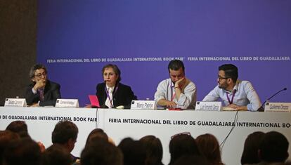 Algunos de los objetivos del 'malware' Pegasus en la Feria del libro de Guadalajara. 