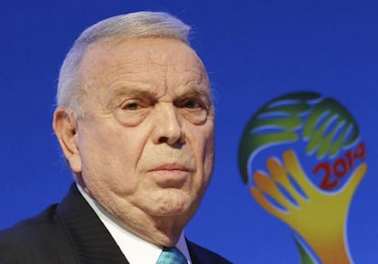 Jose Maria Marin, durante una rueda del pasado Mundial