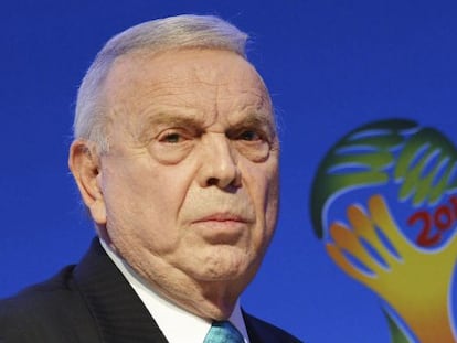 Jose Maria Marin, durante uma roda do passado Mundial