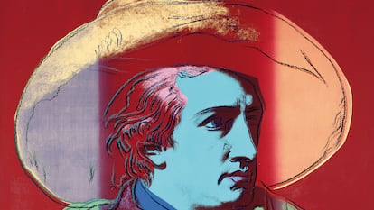 Goethe visto por Andy Warhol.