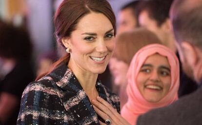 Kate Middleton, la semana pasada en un acto oficial.