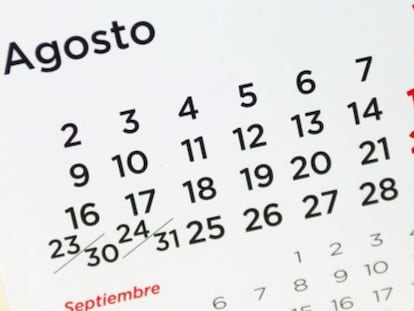 Calendario festivos Madrid