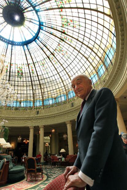 Enrique Eskenazi, durante la entrevista en Madrid.