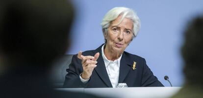 Christine Lagarde, presidenta del BCE