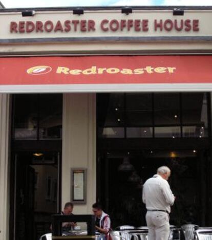 Cafetería Redroaster, en el centro de Brighton (Reino Unido).