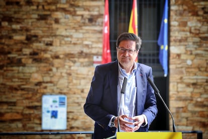 El ministro para la Transformación Digital y de la Función Pública, Óscar López, a 4 de junio de 2025, en Robregordo (Madrid).