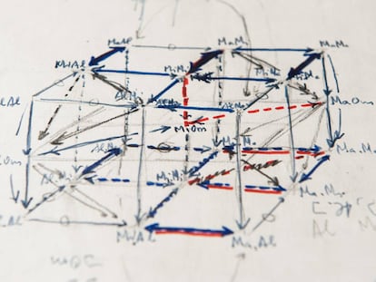 Una de las páginas que dejó Alexandre Grothendieck.