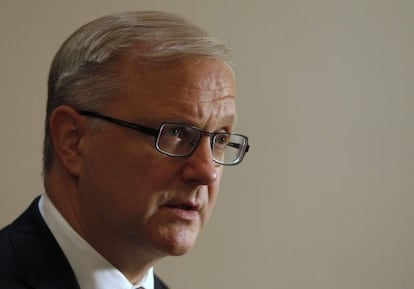 El vicepresidente de la Comisión y comisario de Asuntos Económicos, Olli Rehn.