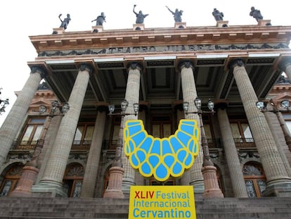 El teatro Juárez de Guanajuato (México).