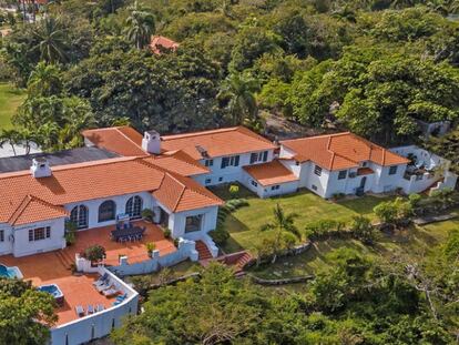 Vista aérea de la casa de las Bahamas de Eduardo VIII y Wallis Simpson.