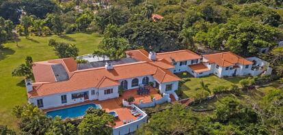 Vista aérea de la casa de las Bahamas de Eduardo VIII y Wallis Simpson.