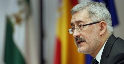 Antonio Ávila, consejero de Economía, Innovación, Ciencia y Empleo, valorando los presupuestos.