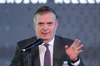 Marcelo Ebrard, en Ciudad de México, el 29 de julio de 2025.
