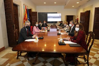 La Mesa Interdepartamental contra la covid-19 de la Generalitat valenciana.