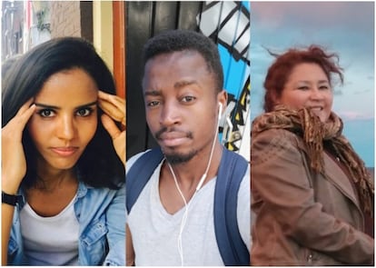 Three victims of racist realtors in Spain.