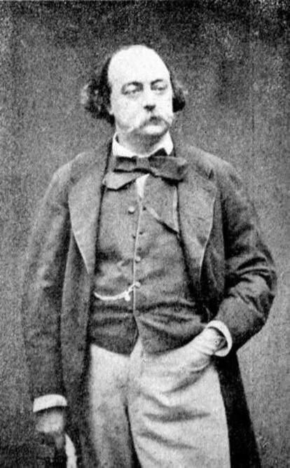 El escritor francés Gustave Flaubert.