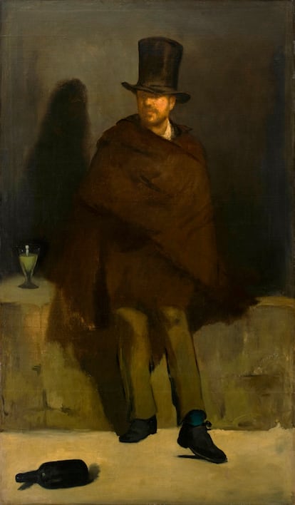 'El bebedor de absenta', de Édouard Manet (1859). 