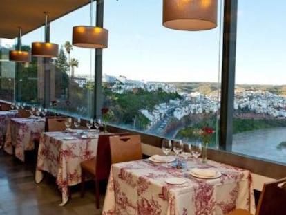 Vista de Montoro y del r&iacute;o Guadalquivir desde el hotel Mirador Montoro. 